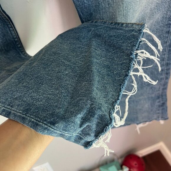 Boyish DARCY Womens Raw Hem Cropped Jeans Sz 25 in REARWINDOW - Picture 5 of 11